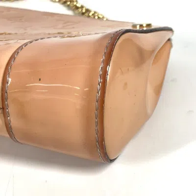 Pre-owned Louis Vuitton Pink Rose Ballerine Monogram Vernis Handbag Shoulder Bag ()