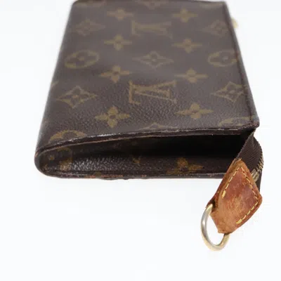Pre-owned Louis Vuitton Pochette Accessoire Brown Canvas Clutch Bag ()