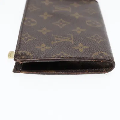 Pre-owned Louis Vuitton Pochette Accessoire Brown Canvas Clutch Bag ()