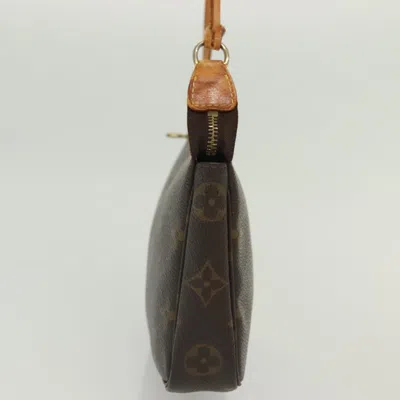 Pre-owned Louis Vuitton Pochette Accessoire Brown Canvas Clutch Bag ()