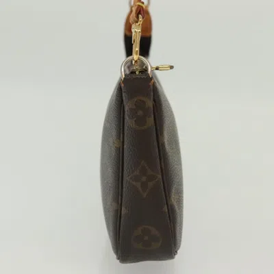 Pre-owned Louis Vuitton Pochette Accessoire Brown Canvas Clutch Bag ()