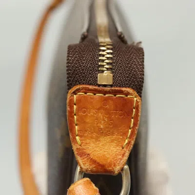 Pre-owned Louis Vuitton Pochette Accessoire Brown Canvas Clutch Bag ()