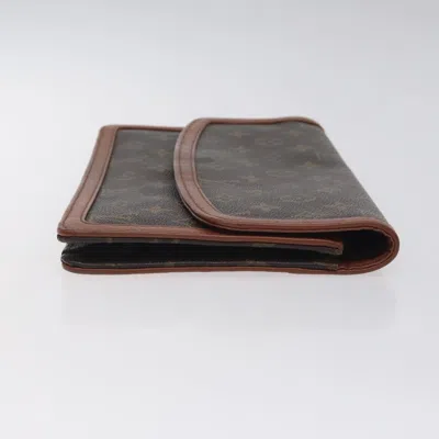 Pre-owned Louis Vuitton Pochette Dame Brown Canvas Clutch Bag ()