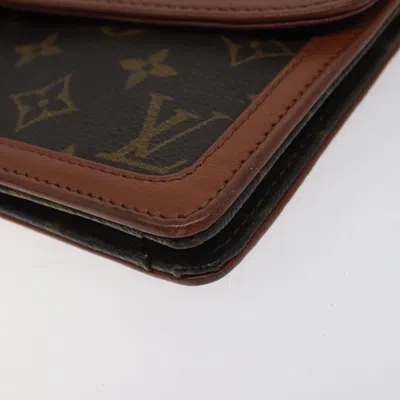 Pre-owned Louis Vuitton Pochette Dame Brown Canvas Clutch Bag ()