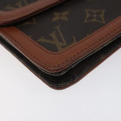Pre-owned Louis Vuitton Pochette Dame Brown Canvas Clutch Bag ()