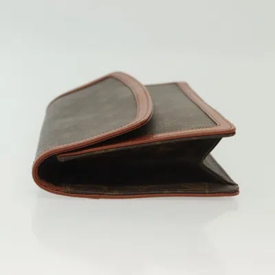 Pre-owned Louis Vuitton Pochette Dame Brown Canvas Clutch Bag ()