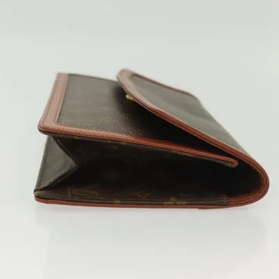 Pre-owned Louis Vuitton Pochette Dame Brown Canvas Clutch Bag ()