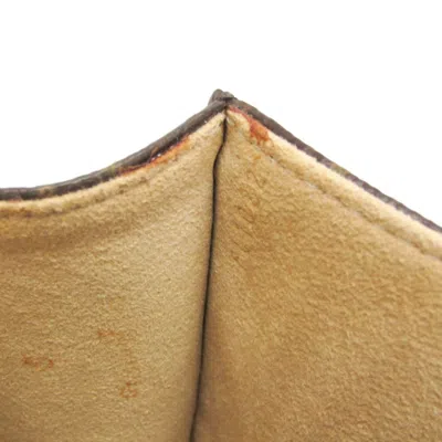 Pre-owned Louis Vuitton Pochette Florentine Brown Canvas Clutch Bag ()