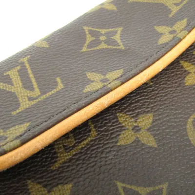 Pre-owned Louis Vuitton Pochette Florentine Brown Canvas Clutch Bag ()