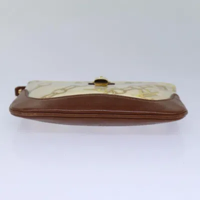 Pre-owned Louis Vuitton Pochette Plat Brown Leather Wallet  ()