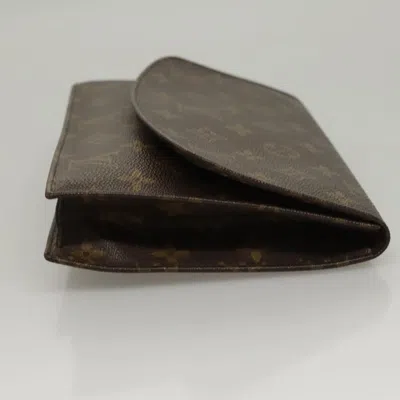 Pre-owned Louis Vuitton Pochette Rabat Brown Canvas Clutch Bag ()