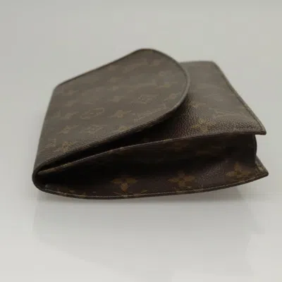 Pre-owned Louis Vuitton Pochette Rabat Brown Canvas Clutch Bag ()