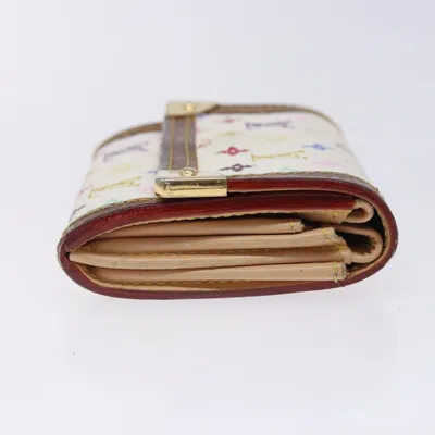 Pre-owned Louis Vuitton Porte Monnaie Plat Multicolour Canvas Wallet  ()