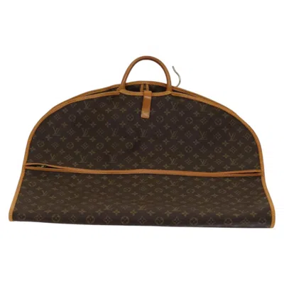 Pre-owned Louis Vuitton Porte-habits Brown Canvas Travel Bag ()