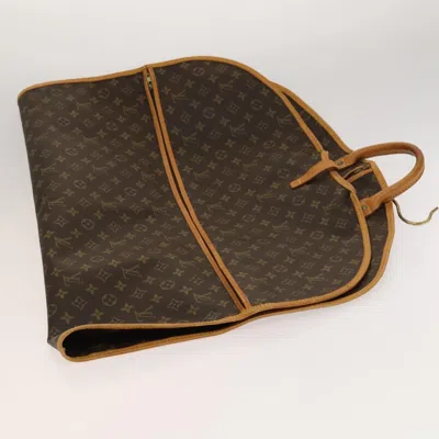 Pre-owned Louis Vuitton Porte-habits Brown Canvas Travel Bag ()