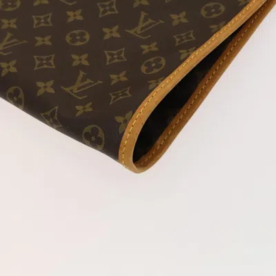 Pre-owned Louis Vuitton Porte-habits Brown Canvas Travel Bag ()