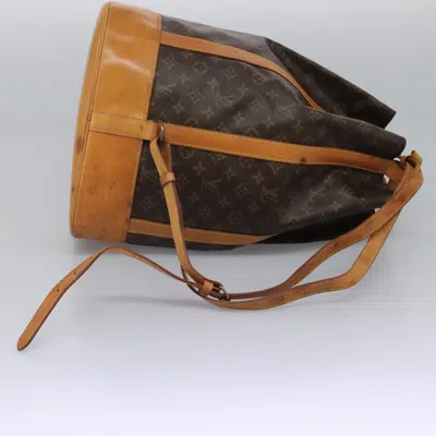 Pre-owned Louis Vuitton Randonnee Backpack Monogram Canvas Brown Canvas Backpack Bag ()