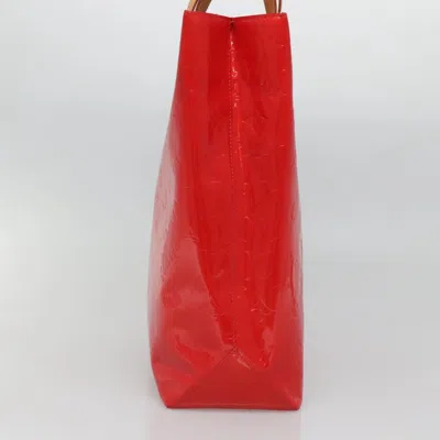 Pre-owned Louis Vuitton Reade Red Patent Leather Tote Bag ()