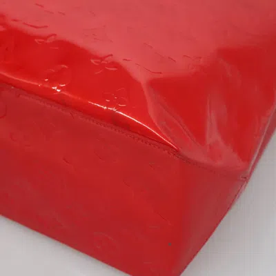 Pre-owned Louis Vuitton Reade Red Patent Leather Tote Bag ()