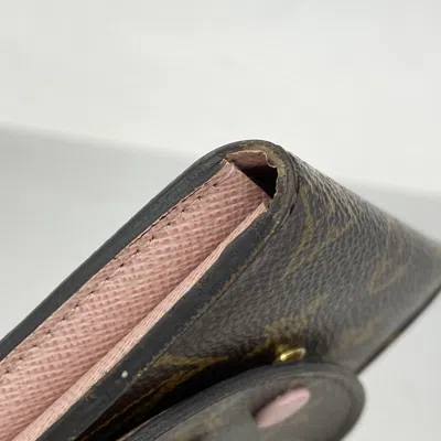 Pre-owned Louis Vuitton Rose Ballerine Coin Purse/coin Case () In Pink