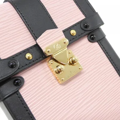 Pre-owned Louis Vuitton Rose Ballerine Leather Pochette Shoulder Bag () In Pink