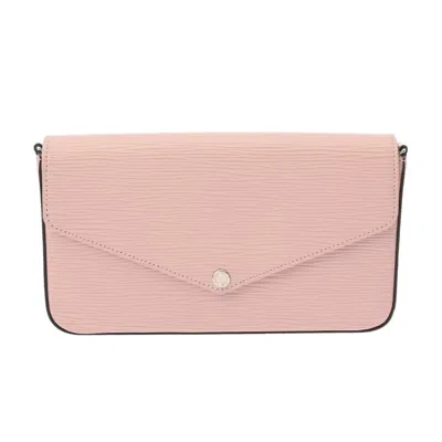 Pre-owned Louis Vuitton Rose Ballerine Leather Shoulder Bag () In Pink