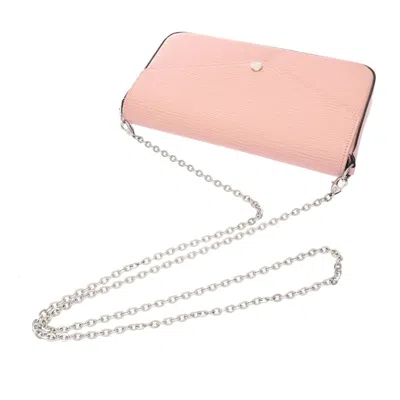 Pre-owned Louis Vuitton Rose Ballerine Leather Shoulder Bag () In Pink