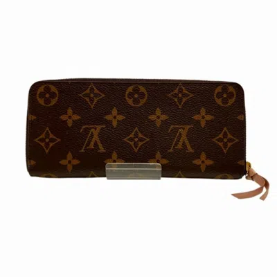 Pre-owned Louis Vuitton Rose Ballerine Monogram Long Wallet (bi-fold) () In Pink