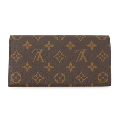 Pre-owned Louis Vuitton Rose Ballerine Monogram Long Wallet (bi-fold) () In Pink