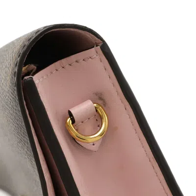 Pre-owned Louis Vuitton Rose Ballerine Monogram Clutch Bag Shoulder Bag () In Pink