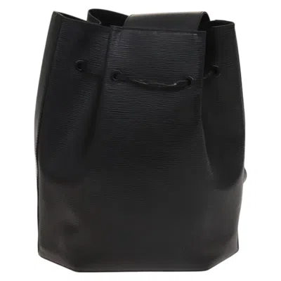 Pre-owned Louis Vuitton Sac A Dos Black Leather Shoulder Bag ()