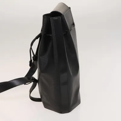 Pre-owned Louis Vuitton Sac A Dos Black Leather Shoulder Bag ()