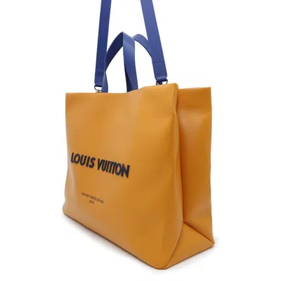 Pre-owned Louis Vuitton Saffron Leather Shoulder Bag Tote Bag () In Orange