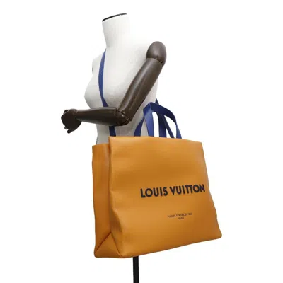 Pre-owned Louis Vuitton Saffron Leather Shoulder Bag Tote Bag () In Orange