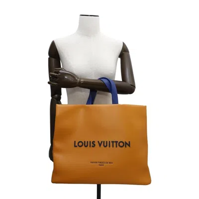 Pre-owned Louis Vuitton Saffron Leather Shoulder Bag Tote Bag () In Orange