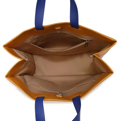 Pre-owned Louis Vuitton Saffron Leather Shoulder Bag Tote Bag () In Orange