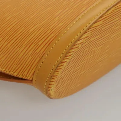 Pre-owned Louis Vuitton Saint Jacques Yellow Leather Tote Bag ()