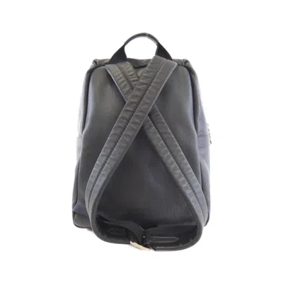 Pre-owned Louis Vuitton Silver Leather Backpack ()
