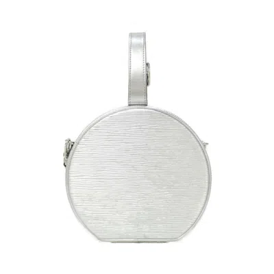 Pre-owned Louis Vuitton Silver Leather Shoulder Bag ()