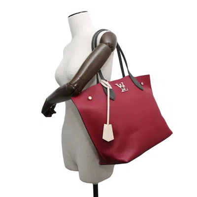Pre-owned Louis Vuitton Silver Leather Tote Bag ()