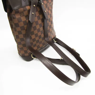 Pre-owned Louis Vuitton Soho Brown Canvas Backpack Bag ()