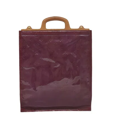 Pre-owned Louis Vuitton Stanton Purple Patent Leather Tote Bag ()