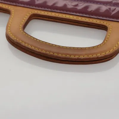 Pre-owned Louis Vuitton Stanton Purple Patent Leather Tote Bag ()