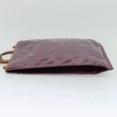 Pre-owned Louis Vuitton Stanton Purple Patent Leather Tote Bag ()