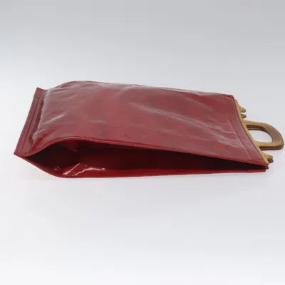 Pre-owned Louis Vuitton Stanton Red Patent Leather Tote Bag ()