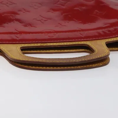 Pre-owned Louis Vuitton Stanton Red Patent Leather Tote Bag ()