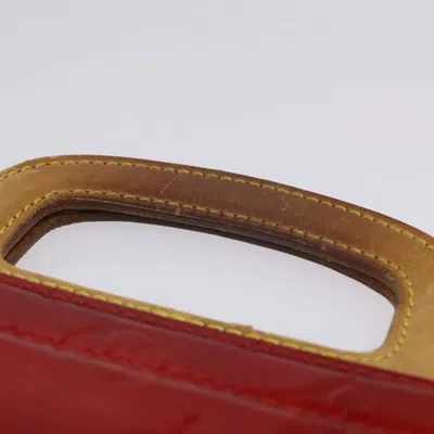 Pre-owned Louis Vuitton Stanton Red Patent Leather Tote Bag ()
