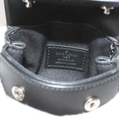 Pre-owned Louis Vuitton Steamer Black Canvas Clutch Bag ()