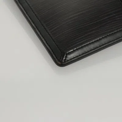 Pre-owned Louis Vuitton Stretch Fizz Black Leather Tote Bag ()