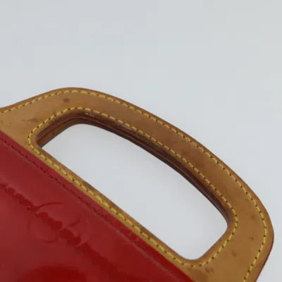 Pre-owned Louis Vuitton Stanton Red Patent Leather Tote Bag ()